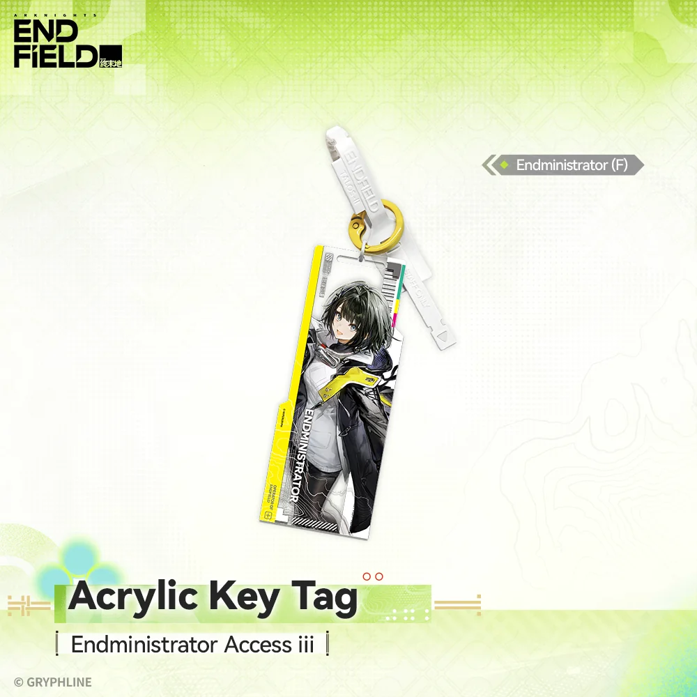 Arknights: Endfield · Acrylic Key Tag - Endministrator Access ⅲ - Image 3